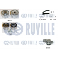 Водяной насос + комплект зубчатого ремня RUVILLE F P5J1 1440087108 5501341