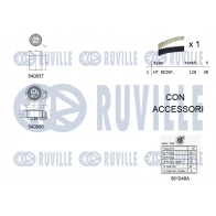 Водяной насос + комплект зубчатого ремня RUVILLE 5501371 1440087114 C4G VUR - Изображение 2