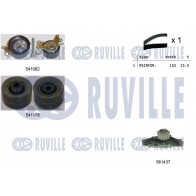 Водяной насос + комплект зубчатого ремня RUVILLE 5501451 I4 KFH 1440087129