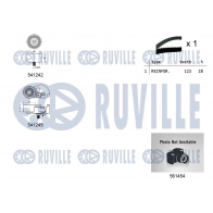 Водяной насос + комплект зубчатого ремня RUVILLE 5502752 5A4U 0 1440087268 - Изображение 2