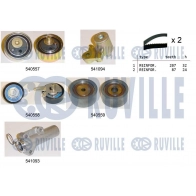 Комплект ремня ГРМ RUVILLE EK9 6WZG 550285 Audi A4 (B7) 3 2004 – 2008