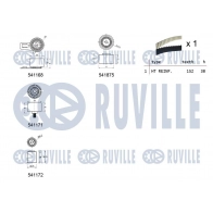 Комплект ремня ГРМ RUVILLE HD7V KS8 1440087341 550327 - Изображение 2