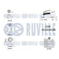 Водяной насос + комплект зубчатого ремня RUVILLE 5503761 I SJ8G 1440087412 - Изображение 2