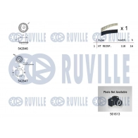 Водяной насос + комплект зубчатого ремня RUVILLE 1440087415 5503772 USND Q - Изображение 2