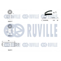 Комплект ремня ГРМ RUVILLE HVE3 QT 550394 1440087439 - Изображение 2