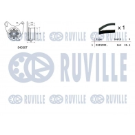 Комплект ремня ГРМ RUVILLE LR E6PSF 1440087499 550452 - Изображение 2