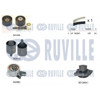Водяной насос + комплект зубчатого ремня RUVILLE NTK7Q 9 5504961 1440087544 - Изображение 1