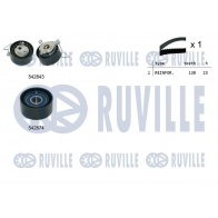 Комплект ремня ГРМ RUVILLE Volvo V90 1 (235) Универсал 2.0 T6 Plug-in-Hybrid AWD 340 л.с. 2020 – наст. время 550499 JWHG WB8