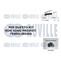 Водяной насос + комплект зубчатого ремня RUVILLE RH0TNZ E 1440087578 55B0052 - Изображение 2