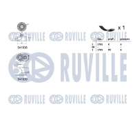 Поликлиновой ременный комплект RUVILLE 1440088499 S 8XM9HT 570060 - Изображение 2