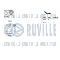 Поликлиновой ременный комплект RUVILLE 1440088506 570067 L8J JX - Изображение 2