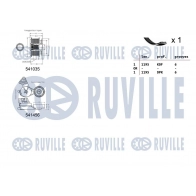 Поликлиновой ременный комплект RUVILLE 1440088540 570101 HC4D V6W - Изображение 2