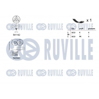 Поликлиновой ременный комплект RUVILLE 1440088557 570118 0KL7Q E - Изображение 2