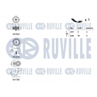 Поликлиновой ременный комплект RUVILLE 1440088610 86 X0QL 570171 - Изображение 2