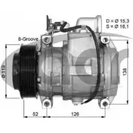 Компрессор кондиционера ACR Mercedes S-Class (W140, C140) 3 1991 – 1998 134426 RJI JS SNZ597