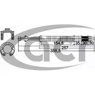 Осушитель кондиционера ACR D1NA D7T X6QMOGT Skoda Roomster (5J) 1 2006 – 2015 170458