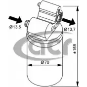 Осушитель кондиционера ACR GPM I7 Volvo S60 2 (134) Седан 2.4 D5 215 л.с. 2011 – 2015 GZEX42 170600