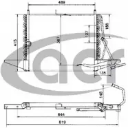 Радиатор кондиционера ACR O3JC3V3 3759289 4 U37M 300054