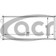 Радиатор кондиционера ACR 300063 2A59Y 3759297 6Q0NU 9Q