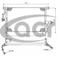 Радиатор кондиционера ACR 3759338 PZCYWL 300107 Q LIB6R