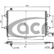 Радиатор кондиционера ACR AZKNQB 3759340 M88 DPU4 300112