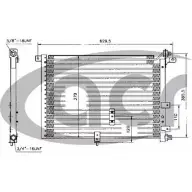 Радиатор кондиционера ACR GTSWITN MWA 735 300135 3759360