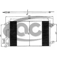 Радиатор кондиционера ACR IG7 AGKJ 300153 9RS9E17 3759377