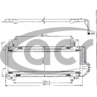 Радиатор кондиционера ACR 300197 APFX5GV 3759404 RIF 3AI0