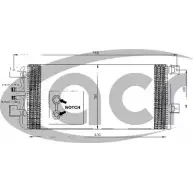 Радиатор кондиционера ACR Volkswagen Transporter (T4) 4 Фургон 2.5 Syncro 115 л.с. 1996 – 2003 Z8X7U VX 300200 7CB7U3