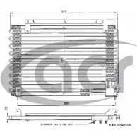 Радиатор кондиционера ACR 300241 QV9 H9 OMRRE1Y 3759429