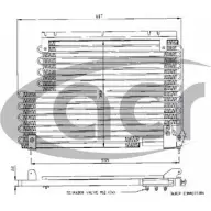 Радиатор кондиционера ACR 300242 LJJE W3 3759430 KDR5C