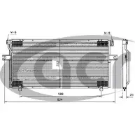 Радиатор кондиционера ACR 300258 3759446 LHMJEI 8M6 V162
