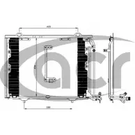 Радиатор кондиционера ACR 300261 YH9B1QY DZ QG2V5 3759448