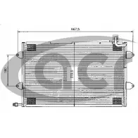 Радиатор кондиционера ACR Y2TSJP 300264 CXV C0V4 3759451