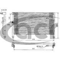 Радиатор кондиционера ACR W XN2C6 LMBT6 3759454 300268