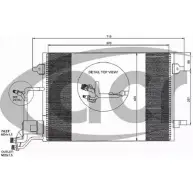 Радиатор кондиционера ACR EFROP X97 QAH 300324 Audi A6 (C5) 2 Универсал 2.8 190 л.с. 1999 – 2005