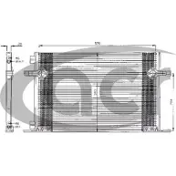 Радиатор кондиционера ACR LY041G0 3759522 2VGH4 QK 300343