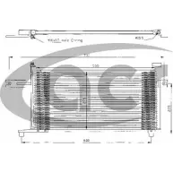 Радиатор кондиционера ACR AD8 HPC 2O0YVWW 300347 3759526