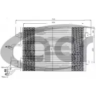 Радиатор кондиционера ACR Audi A6 (C5) 2 Седан 1.9 Tdi 115 л.с. 2000 – 2005 NTO8 9Q 85H7X7O 300351