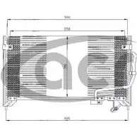 Радиатор кондиционера ACR 300352 3759531 ZHX6T TM RZX