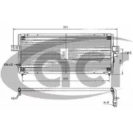 Радиатор кондиционера ACR 300363 90MUNJO LKY G39 3759542