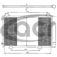 Радиатор кондиционера ACR HAAK CK GNYN9DI 300365 Toyota Yaris Verso (XP20) 1 Минивэн 1.4 D 4D (NLP20. NLP22) 75 л.с. 2001 – 2005