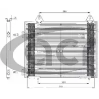 Радиатор кондиционера ACR 3759559 WNSN2CO 7KWM QK 300381