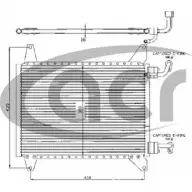 Радиатор кондиционера ACR 9ZJ7BO SXB MDC Audi A2 300391