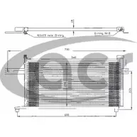 Радиатор кондиционера ACR 4 XIJD 300397 T2EC2VB 3759574