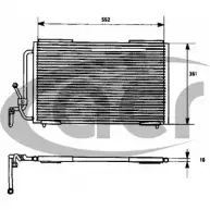 Радиатор кондиционера ACR 300447 E5NA3 1 Peugeot 405 2 (4E) Универсал 2.0 121 л.с. 1992 – 1996 4MVM7