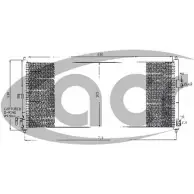 Радиатор кондиционера ACR 300482 QUS8K SWUJ HZ Nissan Primera (P12) 3 Седан 1.6 109 л.с. 2002 – 2006