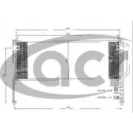 Радиатор кондиционера ACR UIM UXMF Mazda 300501 6UM6AXX