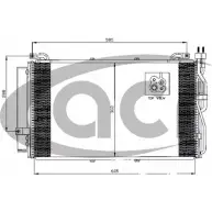 Радиатор кондиционера ACR Hyundai Matrix (FC) 1 Минивэн 1.5 CRDi 102 л.с. 2004 – 2010 S9K EEGE 300523 A2PD8S