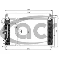 Радиатор кондиционера ACR BDBMS J1AC4R 0 Kia Clarus (K9A, GC) 1 1996 – 2001 300552